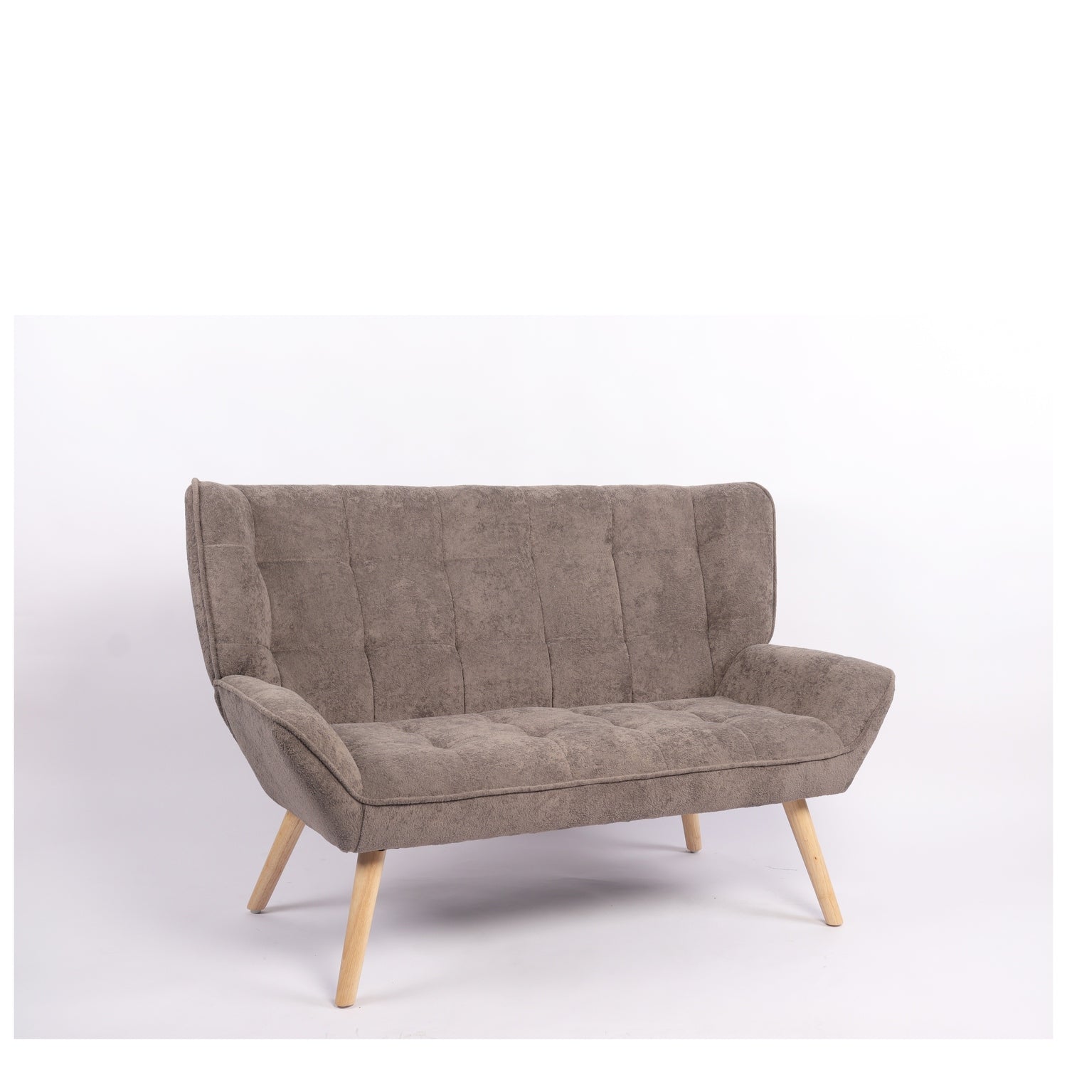 Καναπές ArteLibre NESTO Γκρι Ύφασμα/Ξύλο 86x126x78cm - Hippiehome.gr