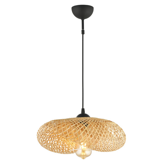 Φωτιστικό Κρεμαστό ArteLibre HYDRUS Μαύρο/Μελί Μέταλλο 43x80cm - Hippiehome.gr