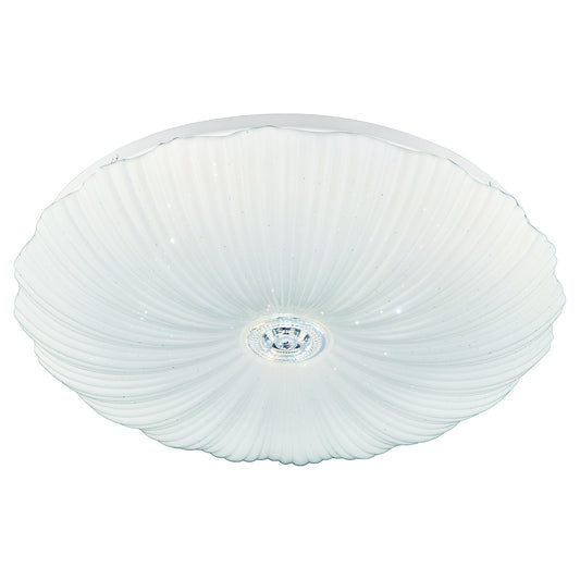 Φωτιστικό Οροφής LED ArteLibre LEPUS Λευκό Μέταλλο/Γυαλί 40x40cm - Hippiehome.gr