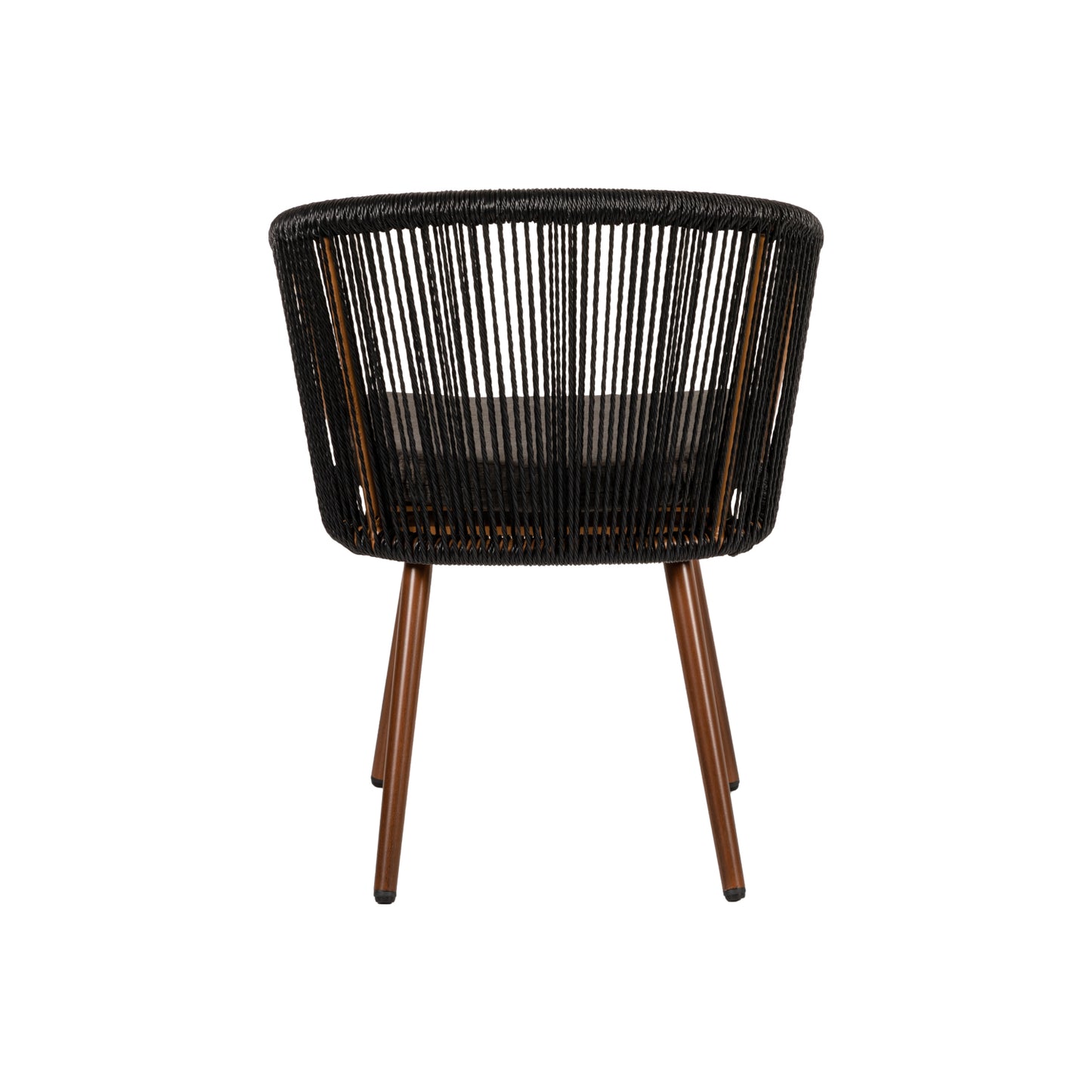 Πολυθρόνα Κήπου ArteLibre LOFOI Μαύρο/Καφέ Αλουμίνιο/Rattan 60x62x81cm - Hippiehome.gr