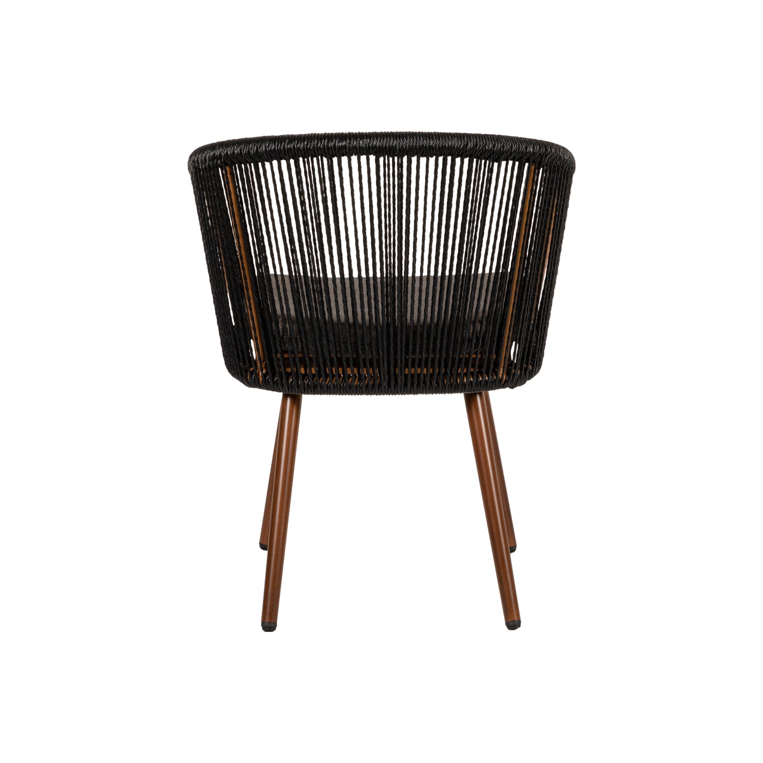 Πολυθρόνα Κήπου ArteLibre LOFOI Μαύρο/Καφέ Αλουμίνιο/Rattan 60x62x81cm - Hippiehome.gr