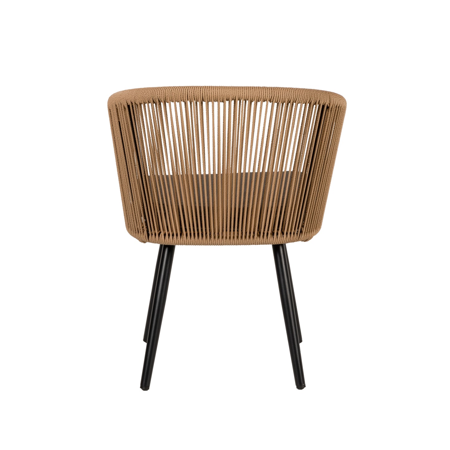 Πολυθρόνα Κήπου ArteLibre LOFOI Μαύρο/Καφέ Αλουμίνιο/Rattan 60x62x81cm - Hippiehome.gr