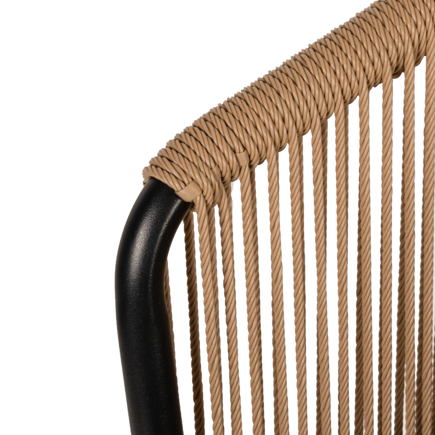 Πολυθρόνα Κήπου ArteLibre LOFOI Μαύρο/Καφέ Αλουμίνιο/Rattan 60x62x81cm - Hippiehome.gr