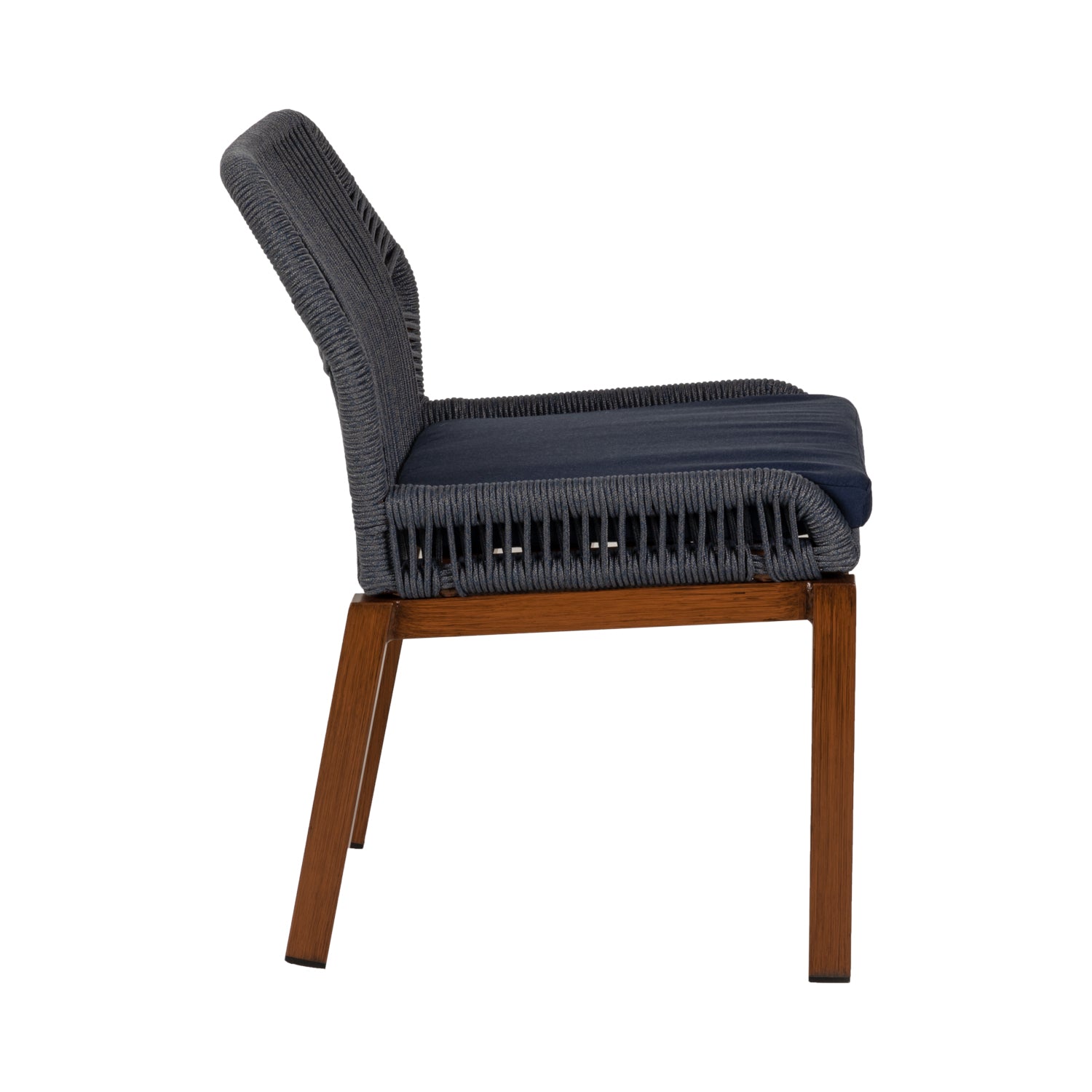 Καρέκλα Κήπου ArteLibre LISBON Μπλε/Μπαμπού Αλουμίνιο/Ύφασμα 50x58x77cm - Hippiehome.gr