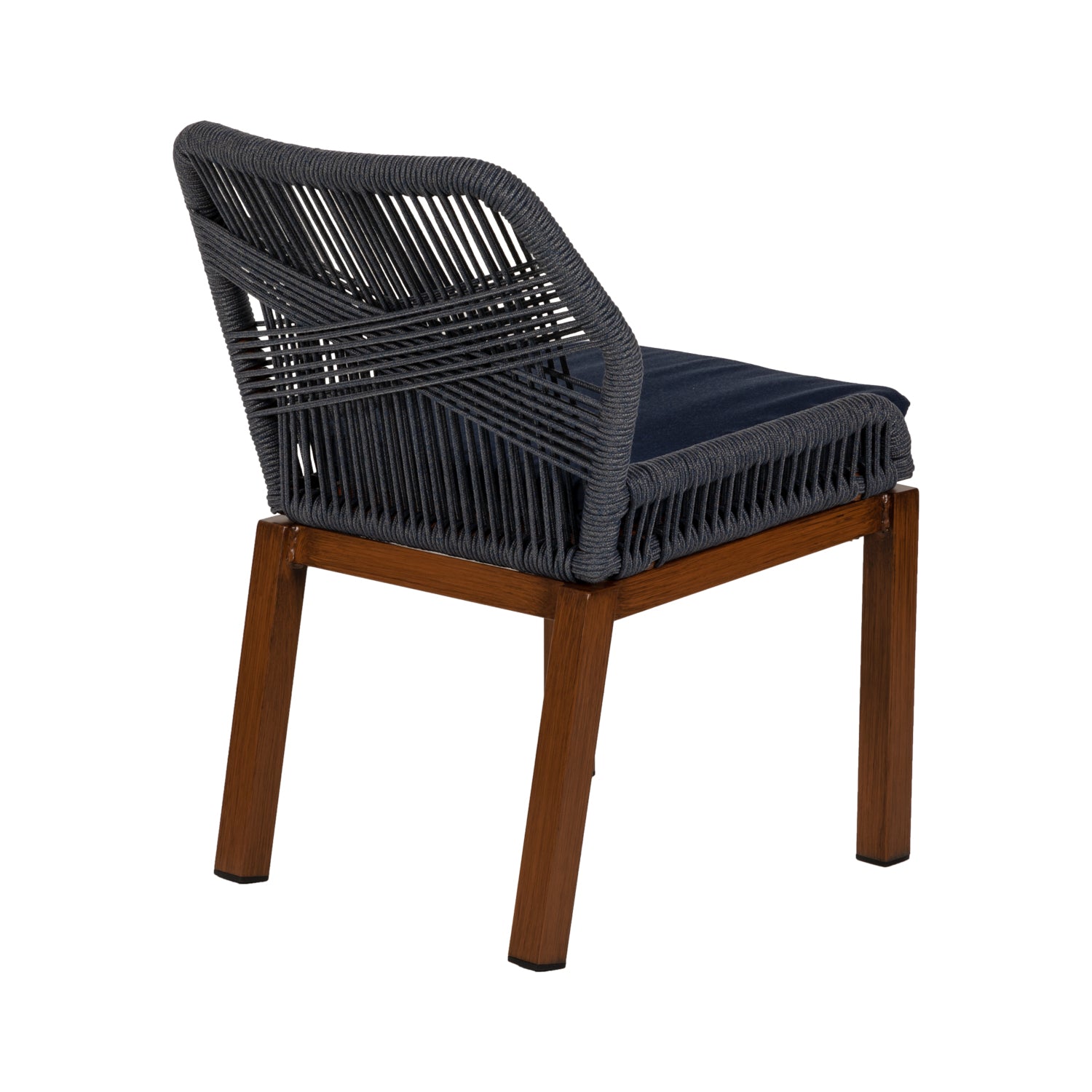 Καρέκλα Κήπου ArteLibre LISBON Μπλε/Μπαμπού Αλουμίνιο/Ύφασμα 50x58x77cm - Hippiehome.gr