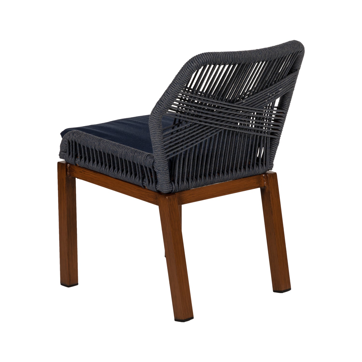 Καρέκλα Κήπου ArteLibre LISBON Μπλε/Μπαμπού Αλουμίνιο/Ύφασμα 50x58x77cm - Hippiehome.gr