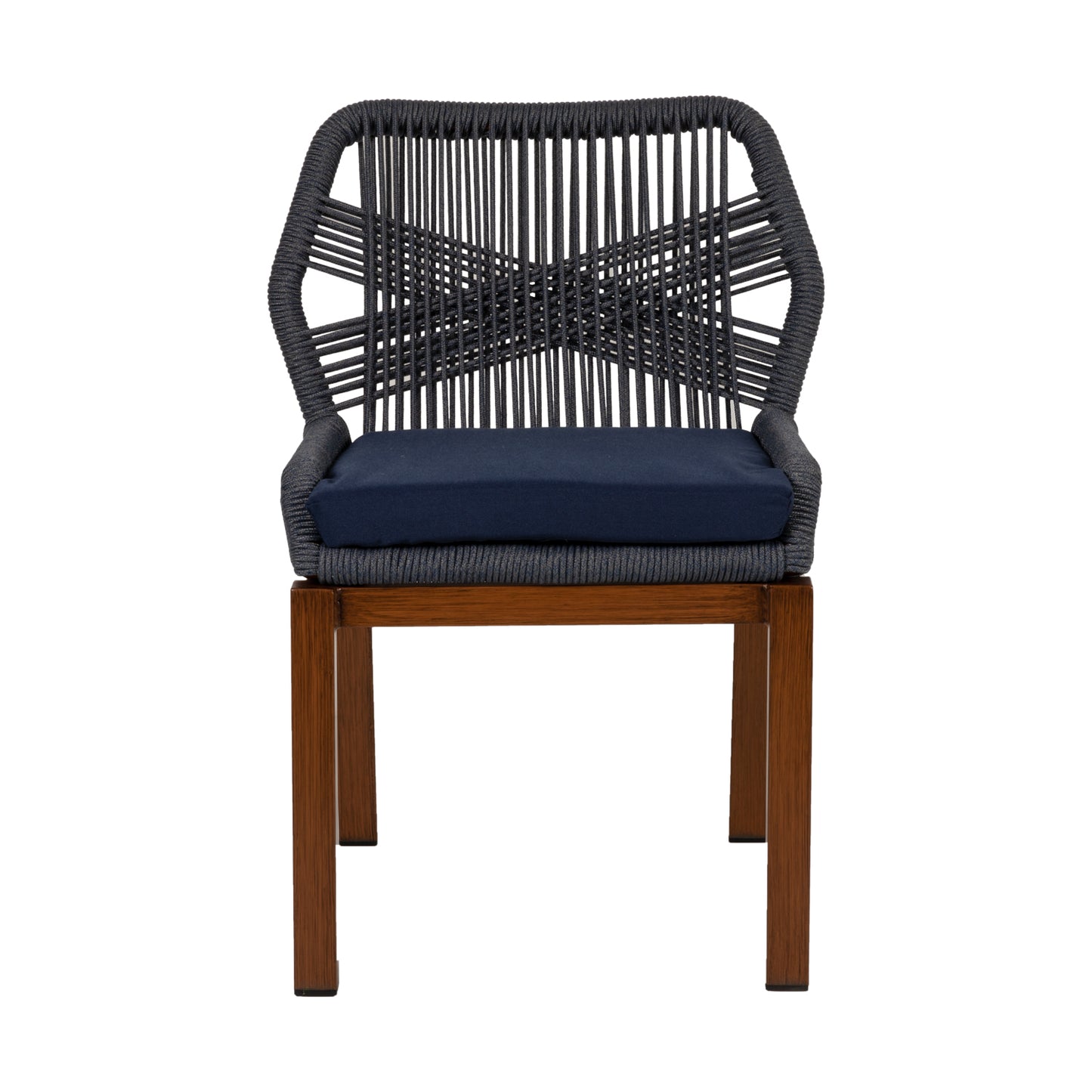 Καρέκλα Κήπου ArteLibre LISBON Μπλε/Μπαμπού Αλουμίνιο/Ύφασμα 50x58x77cm - Hippiehome.gr