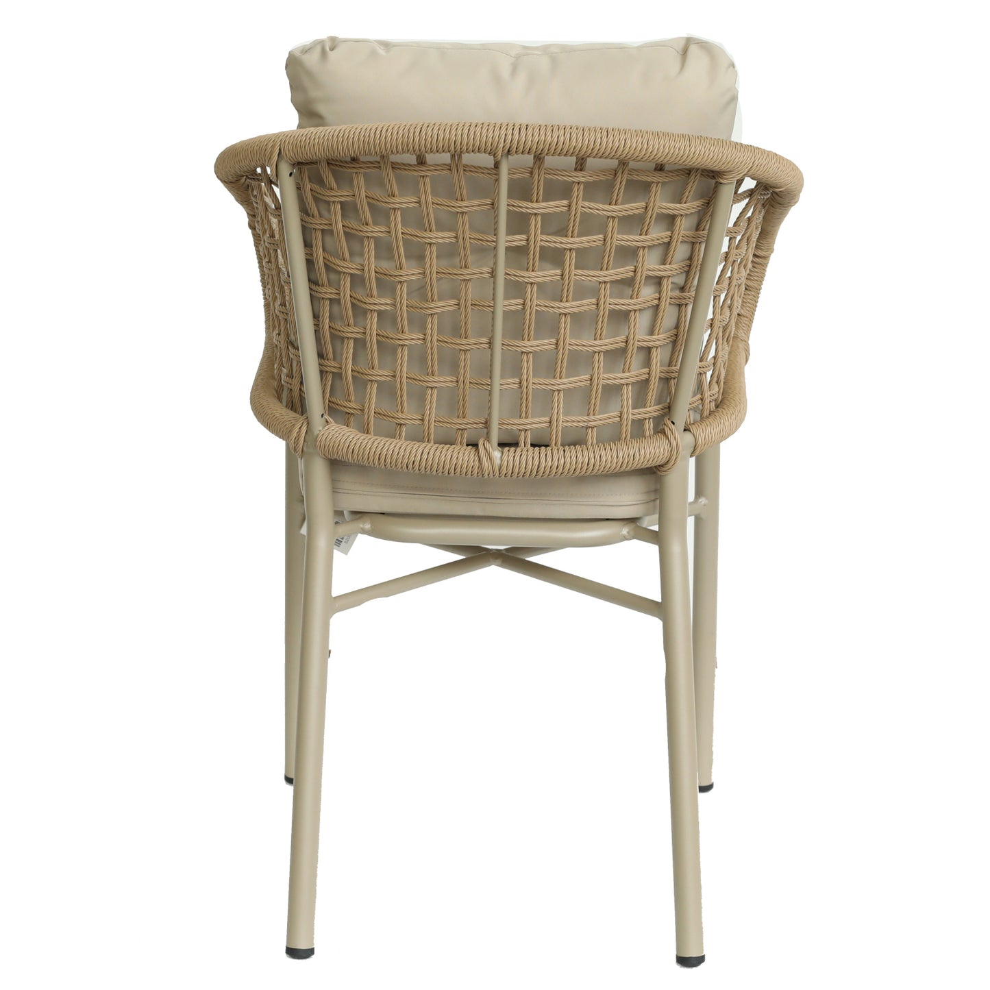 Πολυθρόνα Κήπου ArteLibre ANHUR Με Μαξιλάρια Μπεζ/Καφέ Αλουμίνιο/Rattan 60x58x84cm - Hippiehome.gr