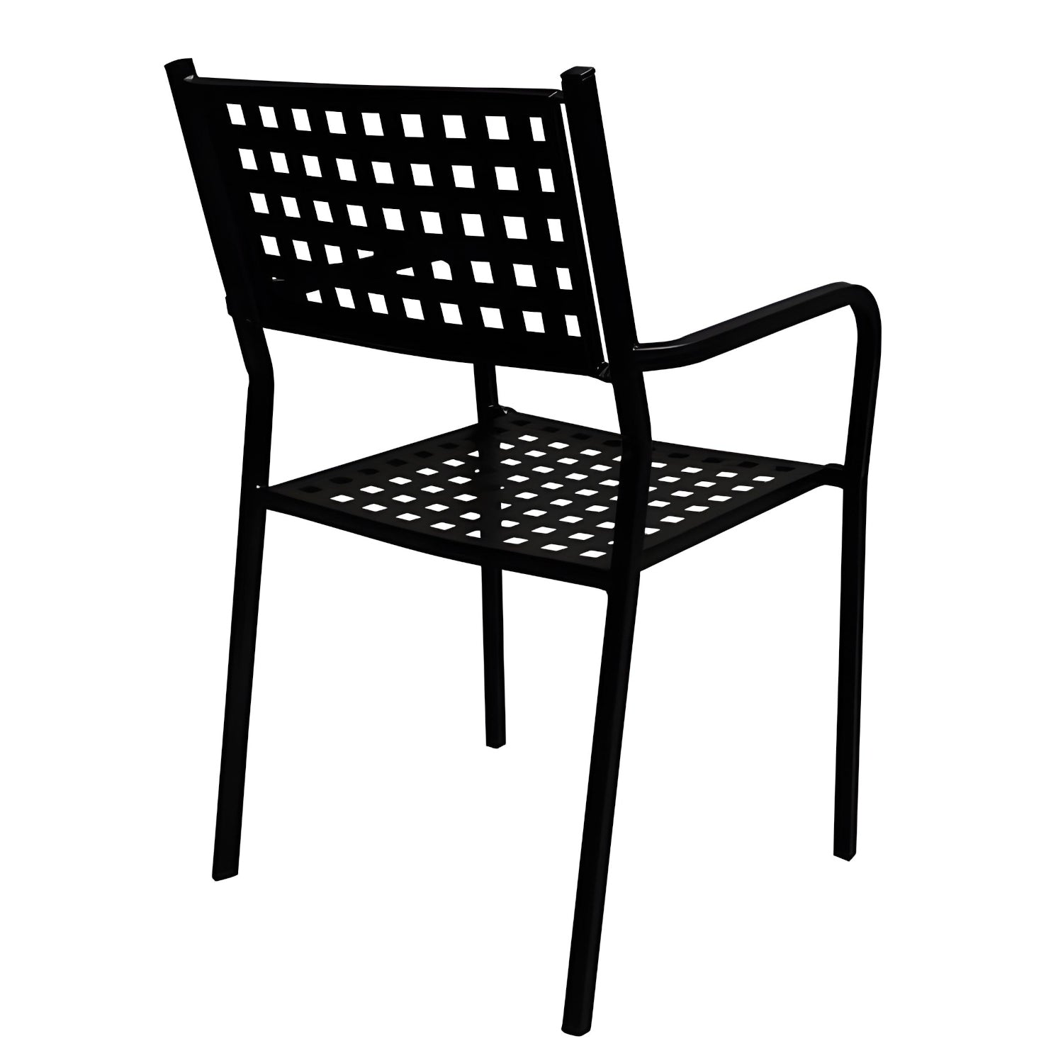 Πολυθρόνα Κήπου ArteLibre MONTU Μαύρο Μέταλλο 54x51x84cm - Hippiehome.gr