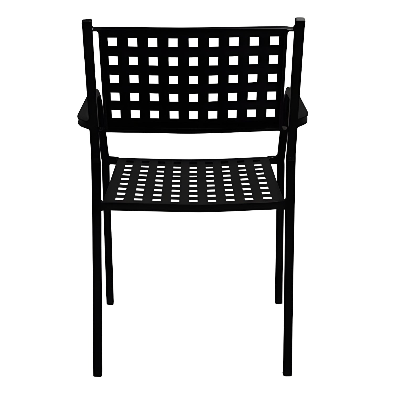 Πολυθρόνα Κήπου ArteLibre MONTU Μαύρο Μέταλλο 54x51x84cm - Hippiehome.gr