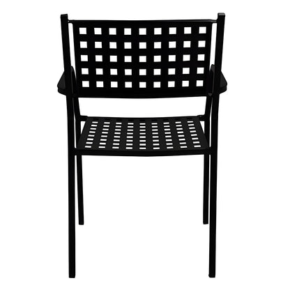 Πολυθρόνα Κήπου ArteLibre MONTU Μαύρο Μέταλλο 54x51x84cm - Hippiehome.gr