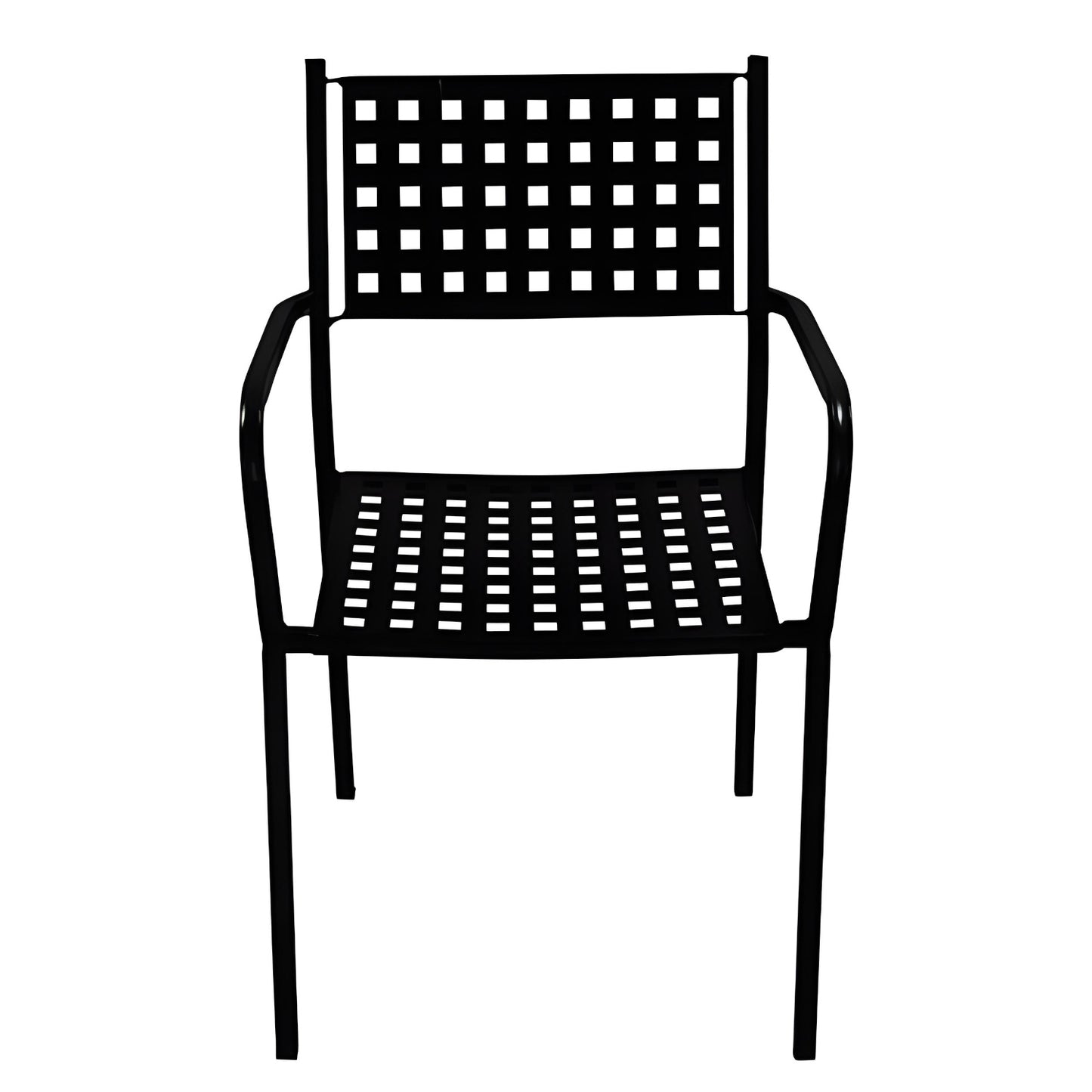 Πολυθρόνα Κήπου ArteLibre MONTU Μαύρο Μέταλλο 54x51x84cm - Hippiehome.gr