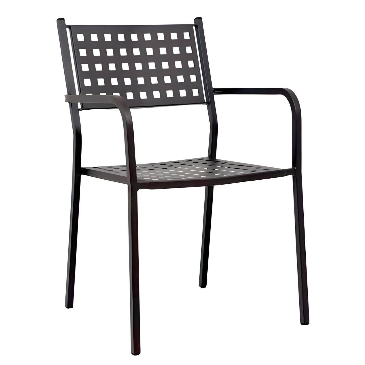 Πολυθρόνα Κήπου ArteLibre MONTU Μαύρο Μέταλλο 54x51x84cm - Hippiehome.gr