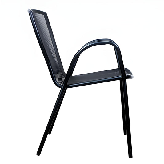 Πολυθρόνα Κήπου ArteLibre ANUKE Μαύρο Μέταλλο 54x62x89cm - Hippiehome.gr