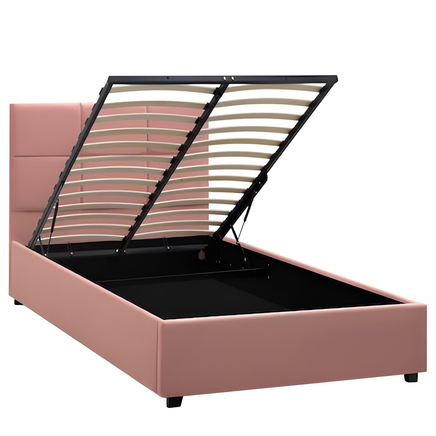 Κρεβάτι Μονό ArteLibre CLOUDREST Σάπιο Μήλο Ύφασμα 214x127.5x109cm (Στρώμα 120x200cm) - Hippiehome.gr