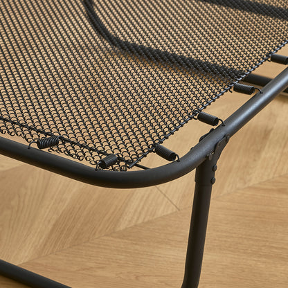 Κρεβάτι Σπαστό ArteLibre FLEXREST Με Στρώμα Πάχους 12cm Μαύρο Μέταλλο 180x80x33cm - Hippiehome.gr