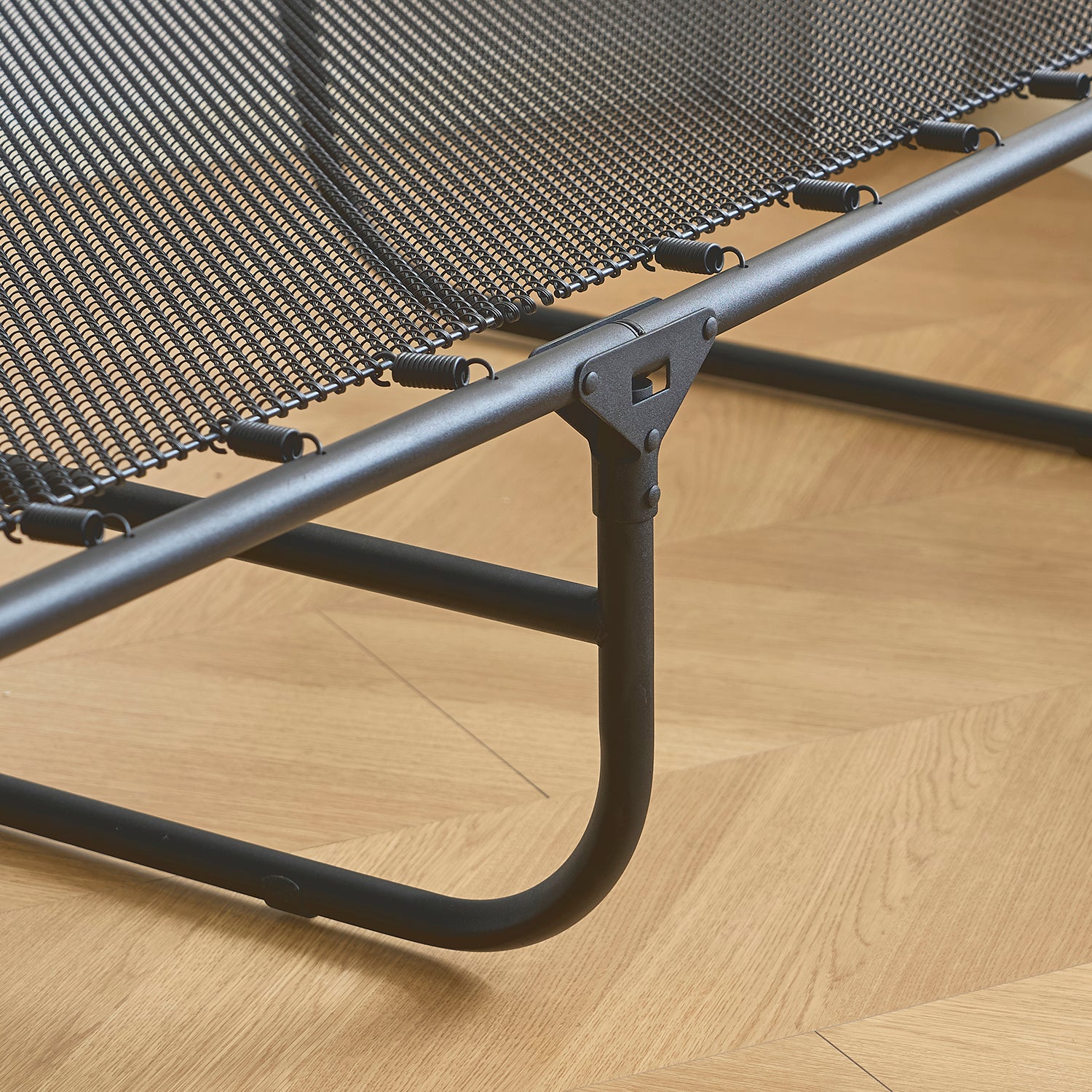 Κρεβάτι Σπαστό ArteLibre FLEXREST Με Στρώμα Πάχους 12cm Μαύρο Μέταλλο 180x80x33cm - Hippiehome.gr