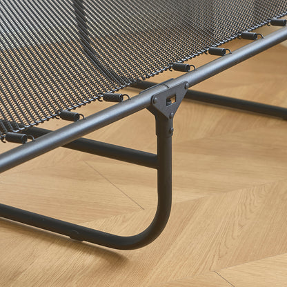 Κρεβάτι Σπαστό ArteLibre FLEXREST Με Στρώμα Πάχους 12cm Μαύρο Μέταλλο 180x80x33cm - Hippiehome.gr