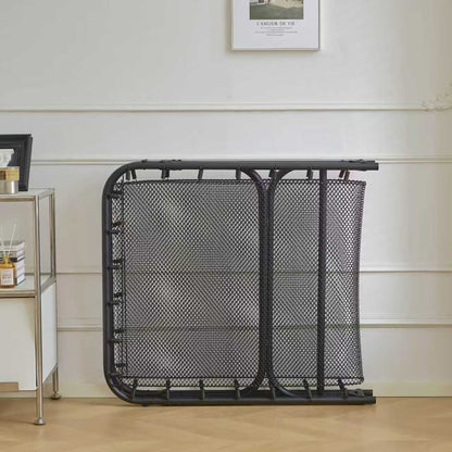 Κρεβάτι Σπαστό ArteLibre FLEXREST Με Στρώμα Πάχους 12cm Μαύρο Μέταλλο 180x80x33cm - Hippiehome.gr