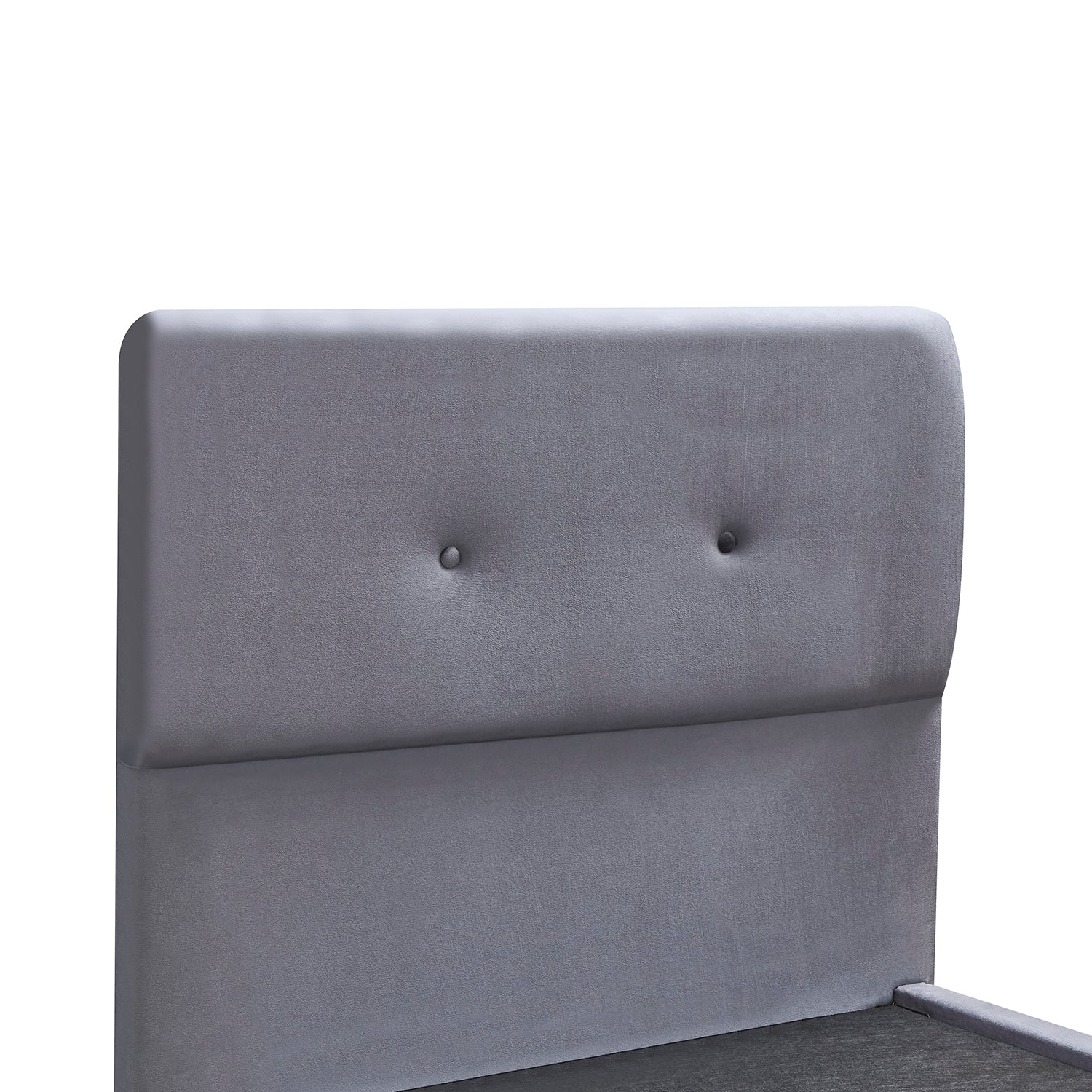 Κρεβάτι Μονό ArteLibre TAMAHAWK Γκρι Ύφασμα Για Στρώμα 90x200cm - Hippiehome.gr