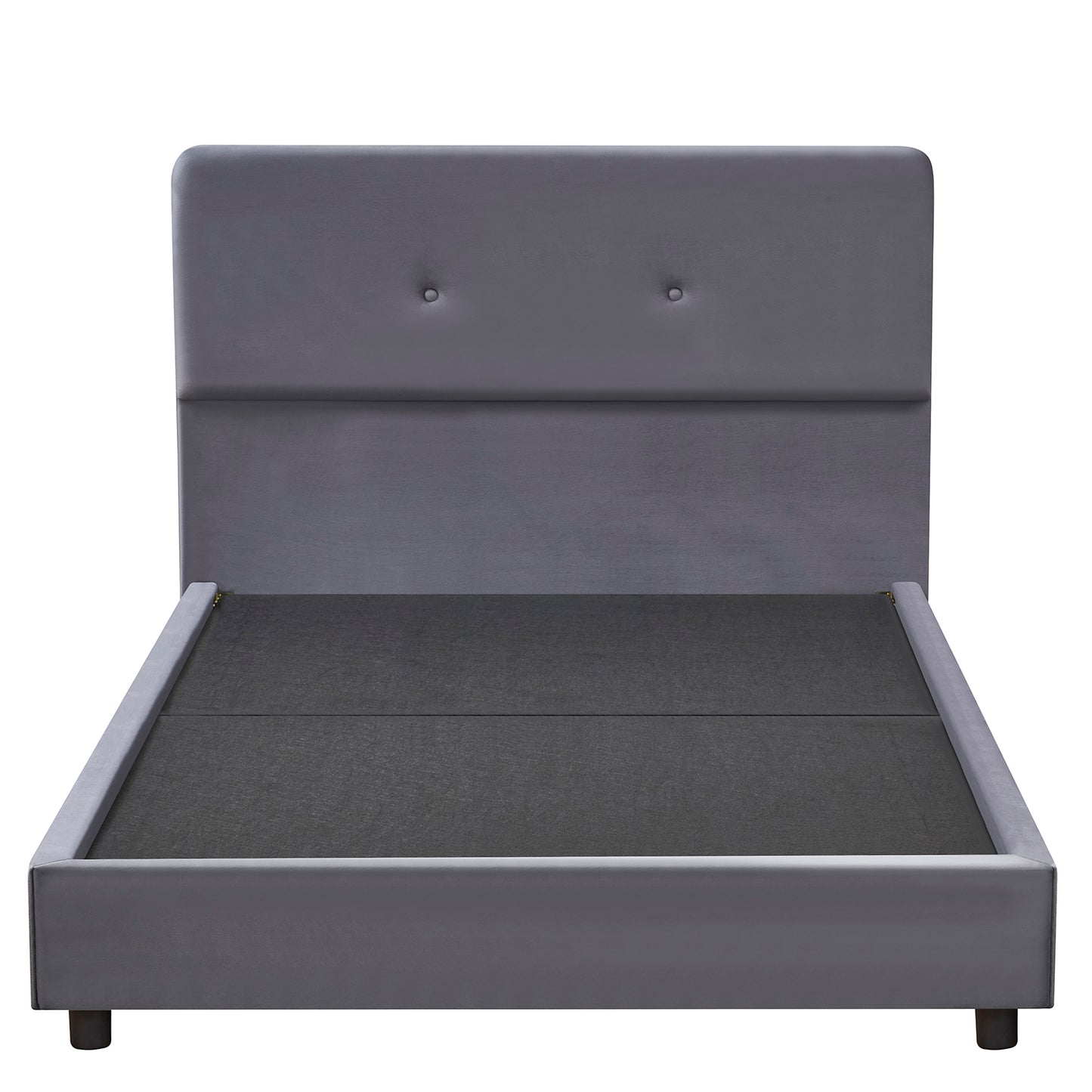 Κρεβάτι Ημίδιπλο ArteLibre TAMAHAWK Γκρι Ύφασμα Για Στρώμα 120x200cm - Hippiehome.gr