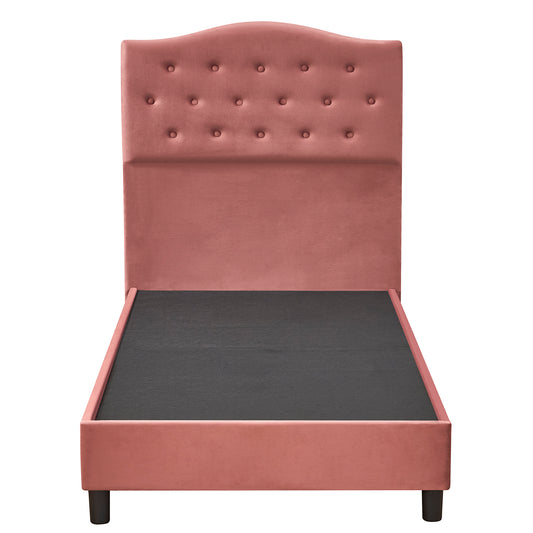 Κρεβάτι Μονό ArteLibre JUNIPER Σάπιο Μήλο Ύφασμα Για Στρώμα 90x200cm - Hippiehome.gr