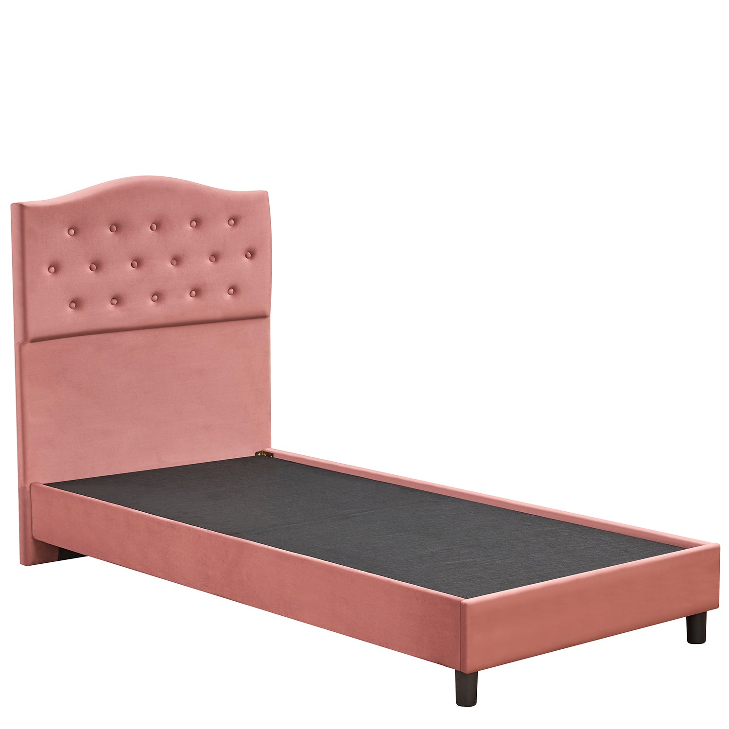 Κρεβάτι Μονό ArteLibre JUNIPER Σάπιο Μήλο Ύφασμα Για Στρώμα 90x200cm - Hippiehome.gr