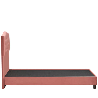 Κρεβάτι Μονό ArteLibre JUNIPER Σάπιο Μήλο Ύφασμα Για Στρώμα 90x200cm - Hippiehome.gr