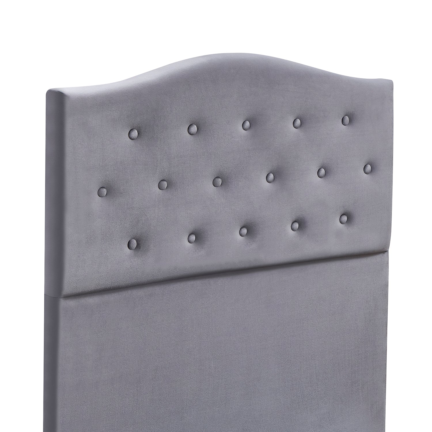 Κρεβάτι Μονό ArteLibre JUNIPER Γκρι Ύφασμα Για Στρώμα 90x200cm - Hippiehome.gr