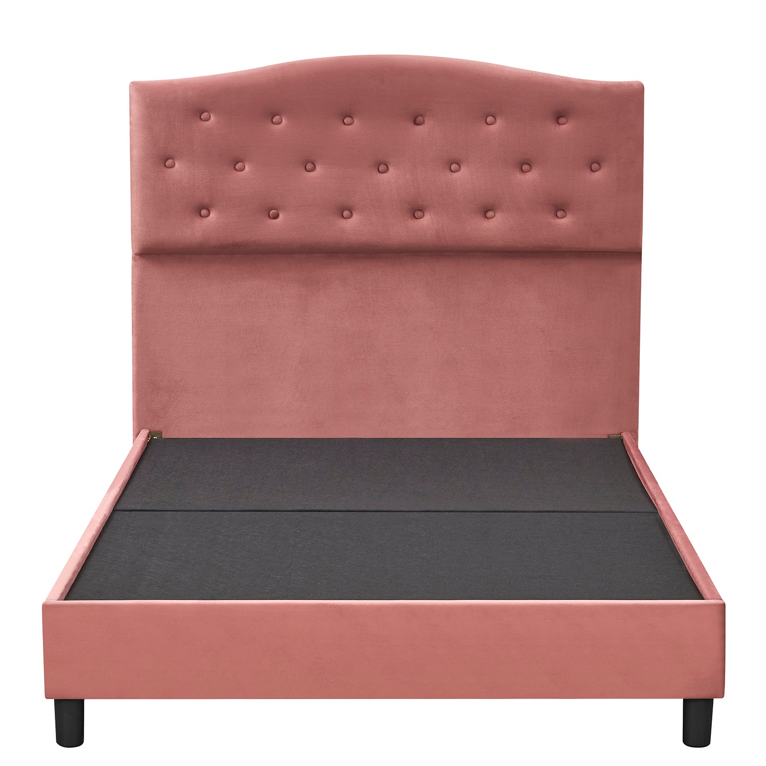 Κρεβάτι Ημίδιπλο ArteLibre JUNIPER Σάπιο Μήλο Ύφασμα Για Στρώμα 120x200cm - Hippiehome.gr