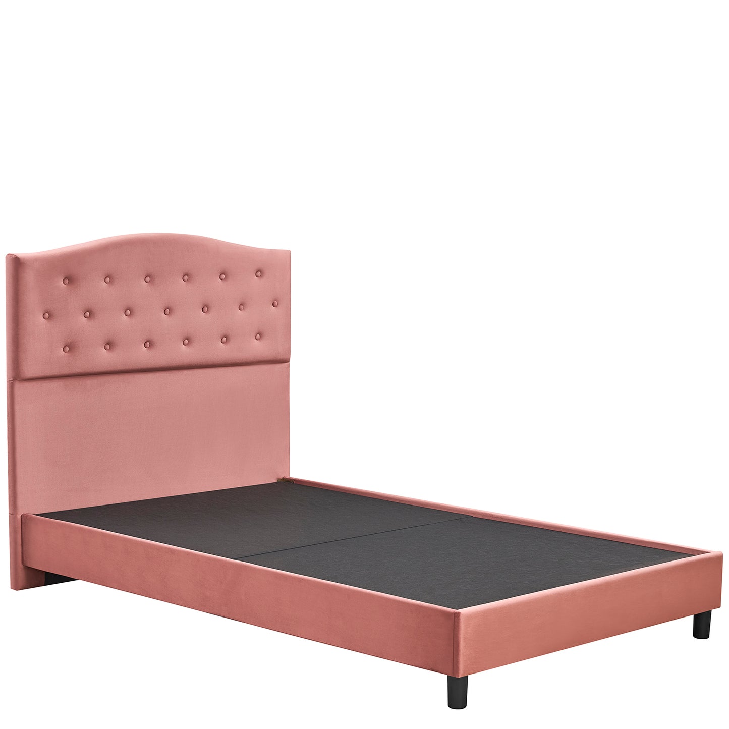 Κρεβάτι Ημίδιπλο ArteLibre JUNIPER Σάπιο Μήλο Ύφασμα Για Στρώμα 120x200cm - Hippiehome.gr