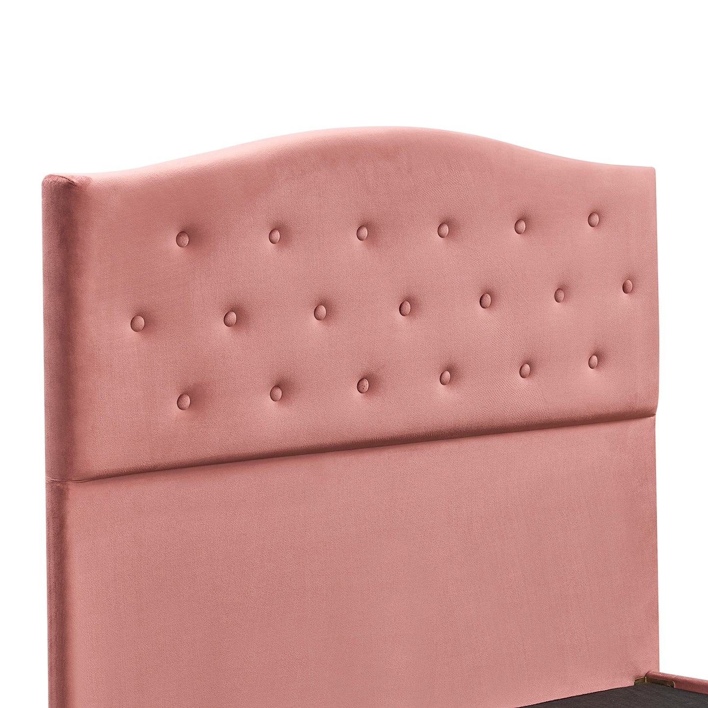 Κρεβάτι Ημίδιπλο ArteLibre JUNIPER Σάπιο Μήλο Ύφασμα Για Στρώμα 120x200cm - Hippiehome.gr