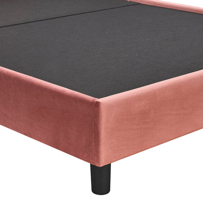 Κρεβάτι Ημίδιπλο ArteLibre JUNIPER Σάπιο Μήλο Ύφασμα Για Στρώμα 120x200cm - Hippiehome.gr