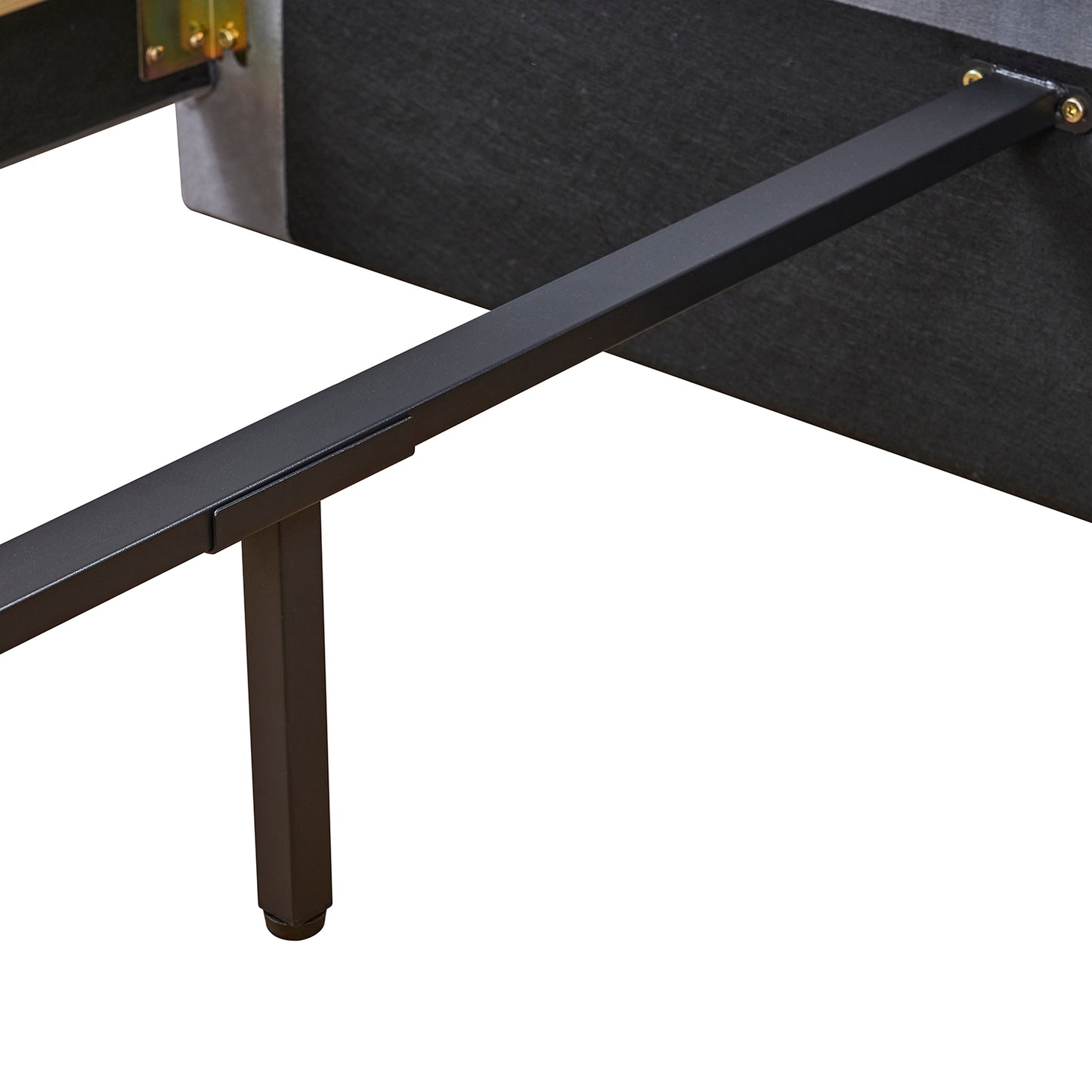 Κρεβάτι Ημίδιπλο ArteLibre JUNIPER Γκρι Ύφασμα Για Στρώμα 120x200cm - Hippiehome.gr