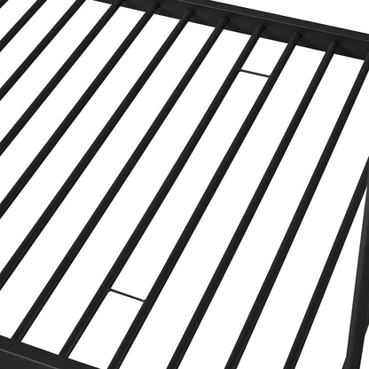 Κουκέτα ArteLibre KETCHUM Μαύρο/Καρυδί Για Στρώμα 90x190cm - Hippiehome.gr