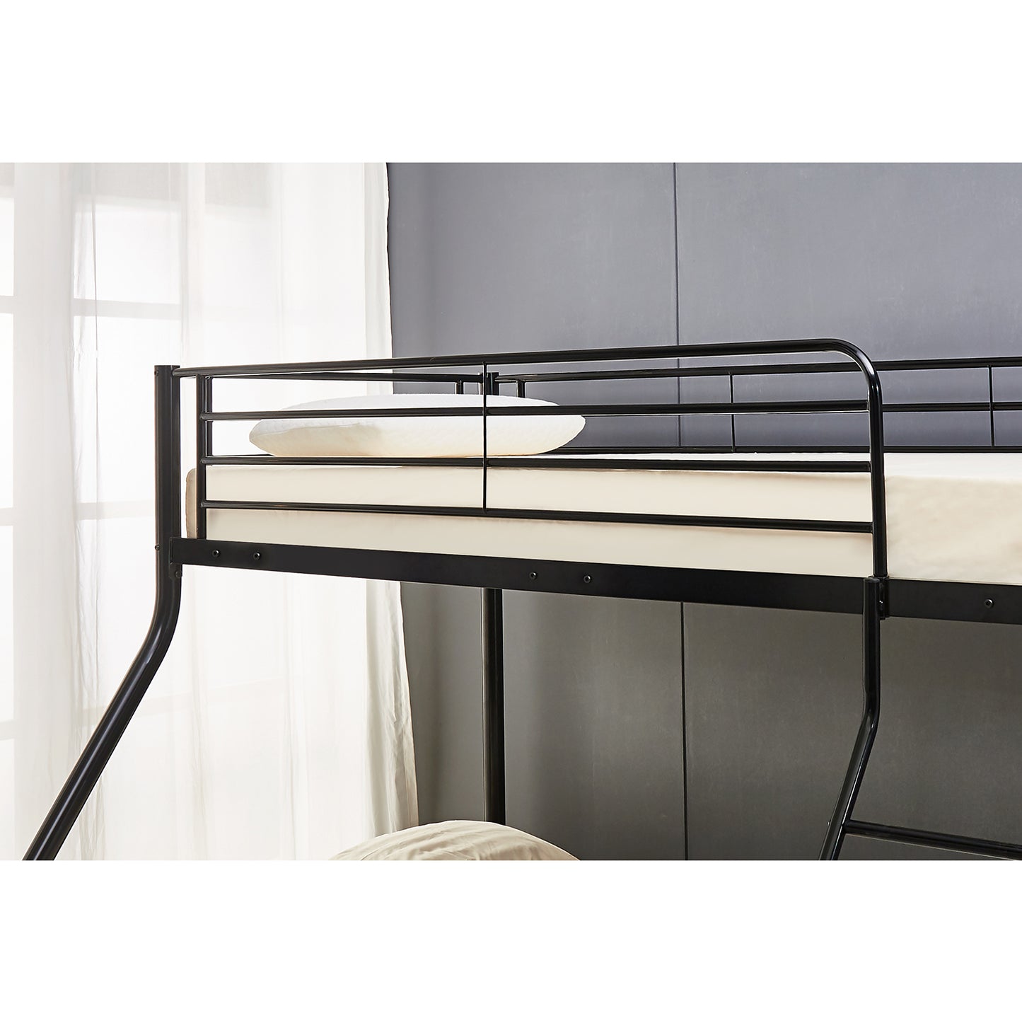 Κουκέτα ArteLibre OSAGE Μαύρο Για Στρώμα 90/140x190 - Hippiehome.gr