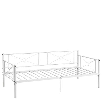 Καναπές Κρεβάτι ArteLibre CIMARRON Λευκό Μέταλλο Για Στρώμα 90x190cm - Hippiehome.gr