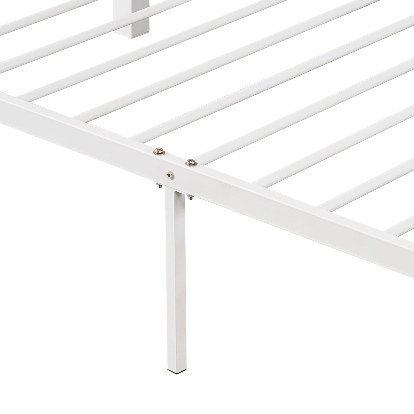 Καναπές Κρεβάτι ArteLibre PECOS Λευκό Μέταλλο Για Στρώμα 90x190cm - Hippiehome.gr