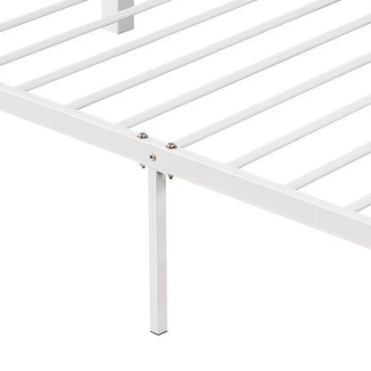 Καναπές Κρεβάτι ArteLibre PECOS Λευκό Μέταλλο Για Στρώμα 90x190cm - Hippiehome.gr