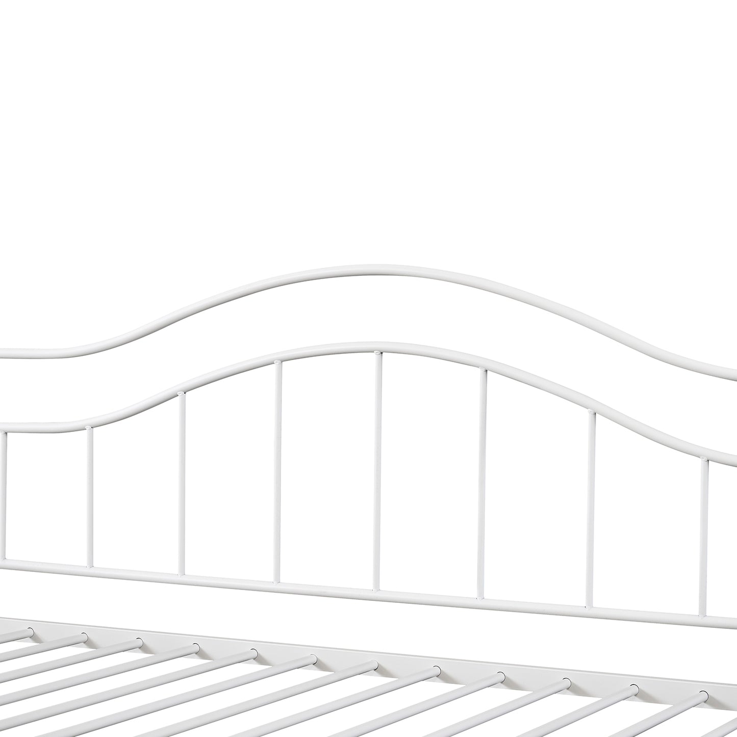 Καναπές Κρεβάτι ArteLibre PECOS Λευκό Μέταλλο Για Στρώμα 90x190cm - Hippiehome.gr