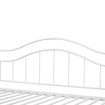 Καναπές Κρεβάτι ArteLibre PECOS Λευκό Μέταλλο Για Στρώμα 90x190cm - Hippiehome.gr