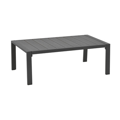 Σαλόνι Fashionable pakoworld σετ 4τμχ ύφασμα σε γκρι απόχρωση και αλουμίνιο-plywood σε ανθρακί απόχρωση - Hippiehome.gr