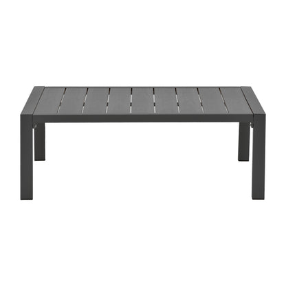 Σαλόνι Fashionable pakoworld σετ 4τμχ ύφασμα σε γκρι απόχρωση και αλουμίνιο-plywood σε ανθρακί απόχρωση - Hippiehome.gr