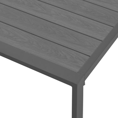 Σαλόνι Fashionable pakoworld σετ 4τμχ ύφασμα σε γκρι απόχρωση και αλουμίνιο-plywood σε ανθρακί απόχρωση - Hippiehome.gr