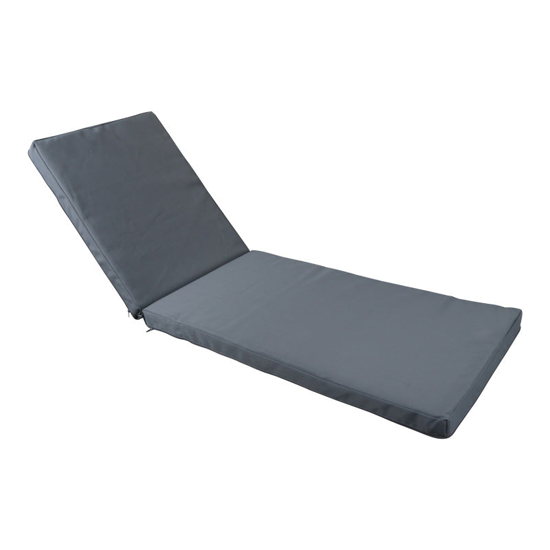 Μαξιλάρι Vertian pakoworld textilene σε ανθρακί απόχρωση 58x194x7εκ - Hippiehome.gr