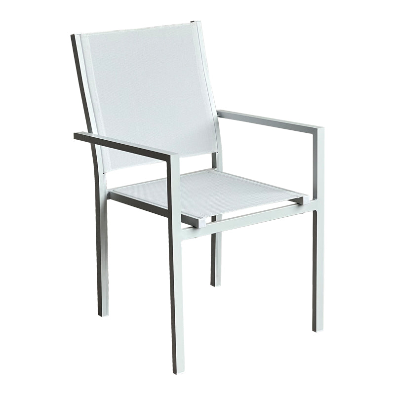 Πολυθρόνα Zacreta pakoworld αλουμίνιο-textilene σε λευκή απόχρωση 56x61x87.5εκ - Hippiehome.gr