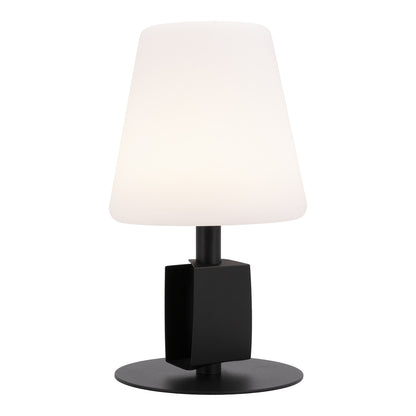 Επιτραπέζιο Φωτιστικό ArteLibre LED Φορητό MICHELLE Με Tag Μαύρο/Λευκό Μέταλλο/Πλαστικό 15.5x15.5x27.5cm - Hippiehome.gr