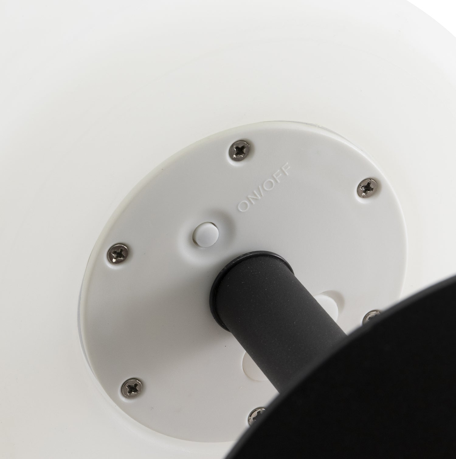 Επιτραπέζιο Φωτιστικό ArteLibre LED Φορητό MICHELLE Με Tag Μαύρο/Λευκό Μέταλλο/Πλαστικό 15.5x15.5x27.5cm - Hippiehome.gr