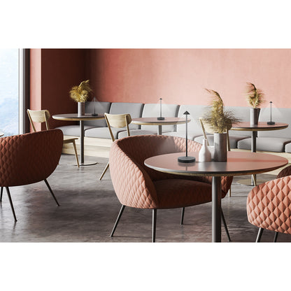 Επιτραπέζιο Φωτιστικό ArteLibre LED Φορητό ANGELINA Μαύρο Αλουμίνιο/Μέταλλο 10.5x10.5x30cm - Hippiehome.gr