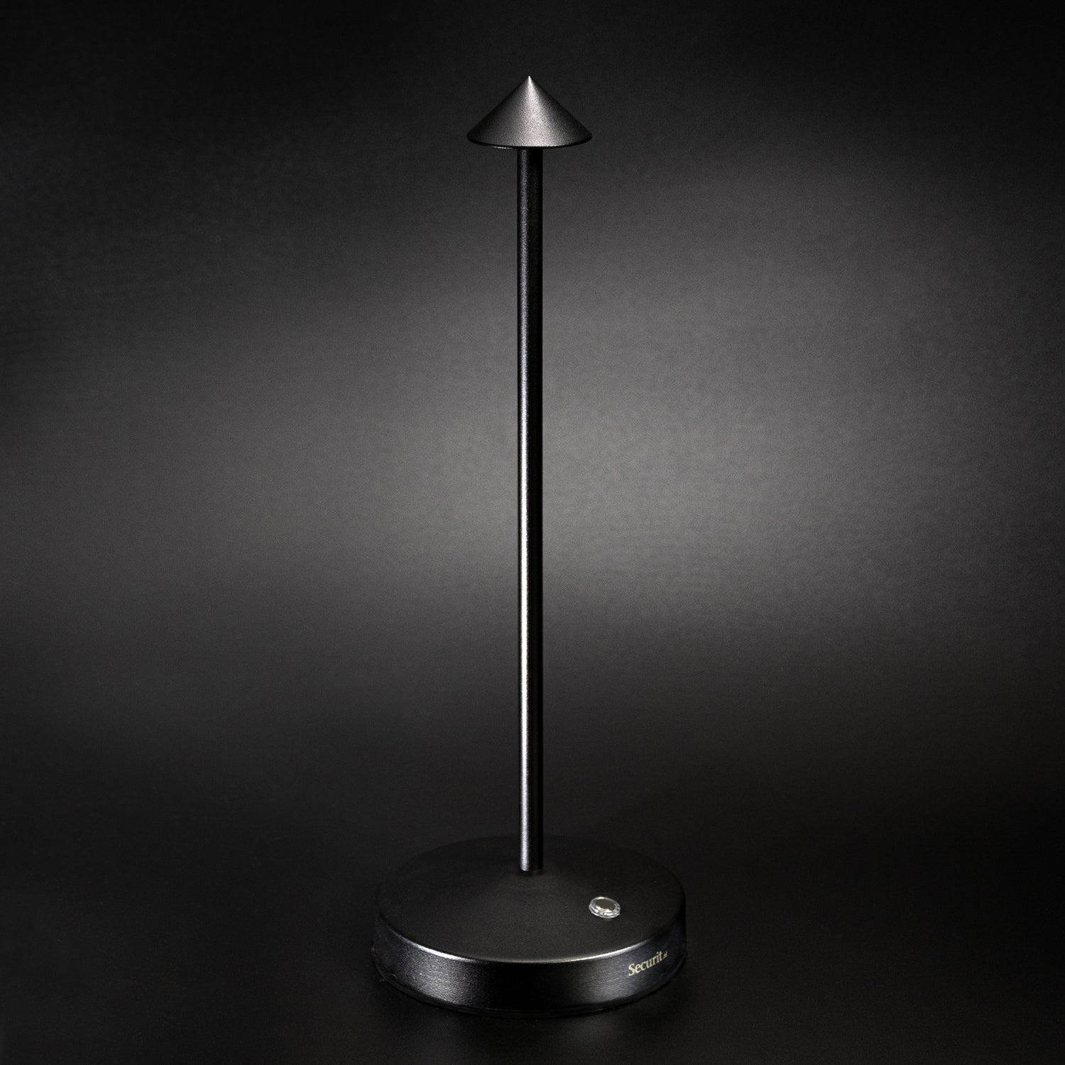 Επιτραπέζιο Φωτιστικό ArteLibre LED Φορητό ANGELINA Μαύρο Αλουμίνιο/Μέταλλο 10.5x10.5x30cm - Hippiehome.gr